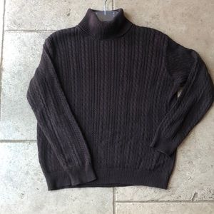 Wainscott Brown Knit Sweater